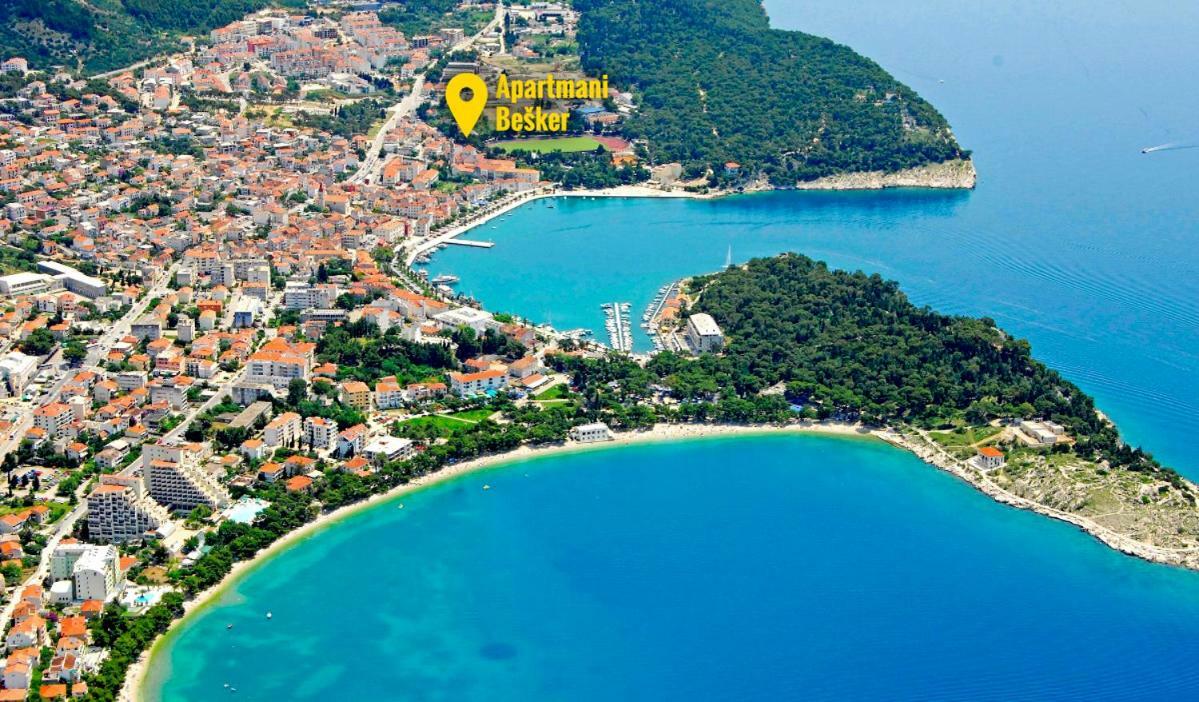 Apartments Besker Makarska Kültér fotó
